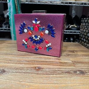 SkinnyDip London Bejeweled Clutch Purse